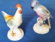 Vintage Porcelain Parrot and