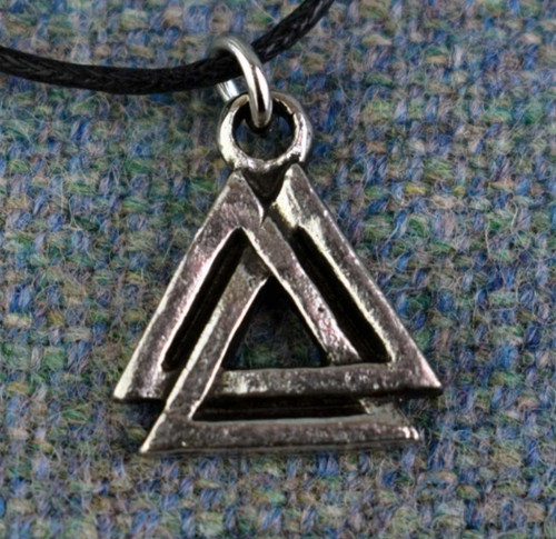 Viking valknut necklace - viking,