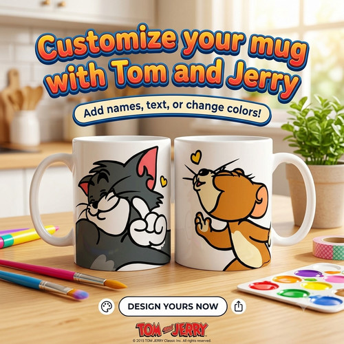 Tom jerry photo mug - &,