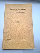 ORIGINAL AUCTION CATALOGUE FOR