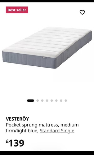 Ikea vesteroy pocket spring - vesteroy,