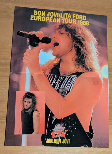 Vintage bon jovi lita - bon, ford