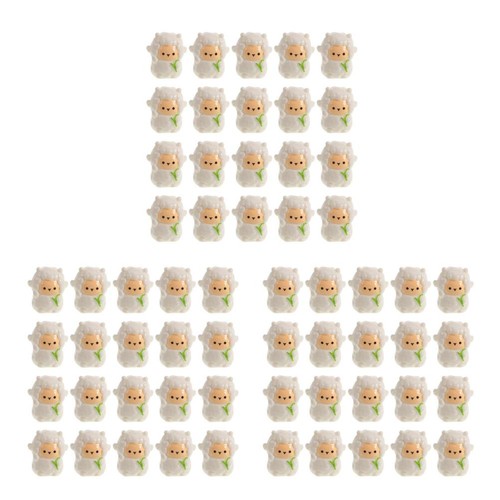 Pcs miniature resin sheep - 60,