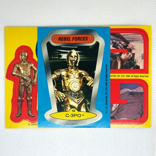 1980 topps star wars stickers - 1980,