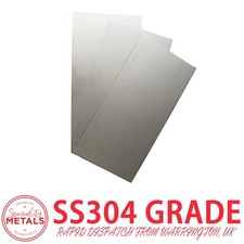 1.5mm Thick Stainless Steel 304 Sheet Metal Plate Quality UK Stock SS304 Sheet
