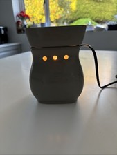 Scentsy warmer classic curve gloss gray