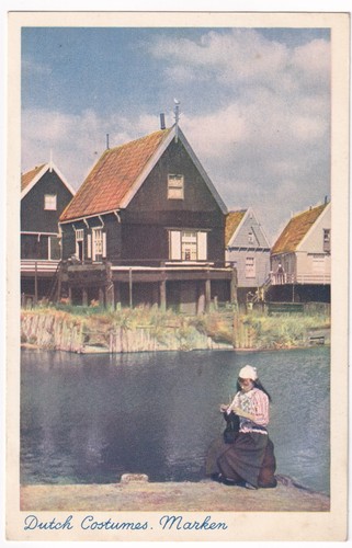 Vintage postcard marken - vintage,