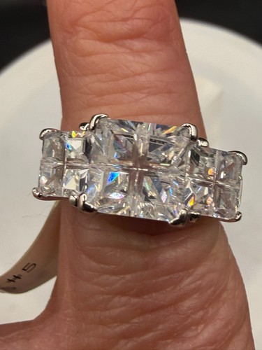 Sterling silver ring princess - sterling,