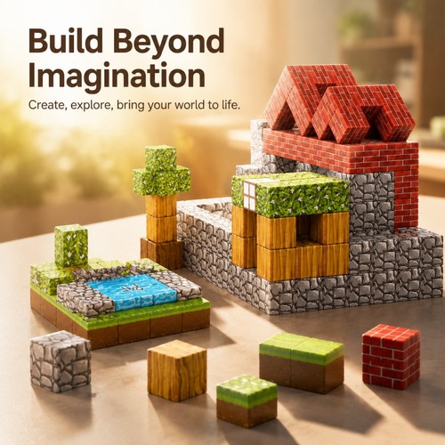 New minecraft magnetic - minecraft,