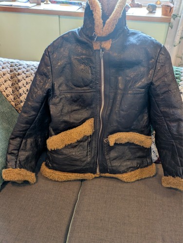 1960 leather sheepskin - leather,