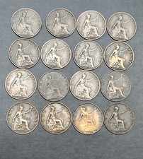Edward VII Penny Coins (16) Inc Several 1902 Low Tide  Job Lot 7
