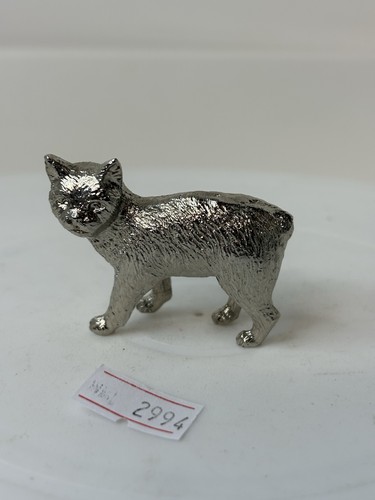 Cast metal manx cat - cast,