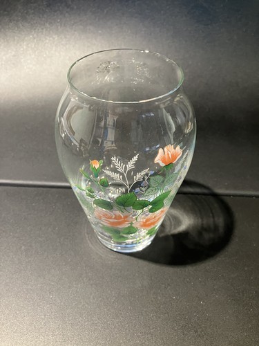 Vintage enameled blown glass - vintage,