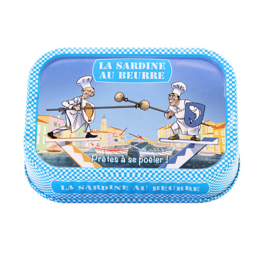 Sardines with butter and - and, fleur