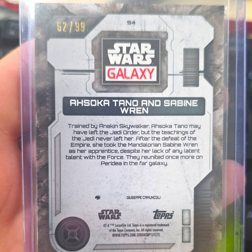 Topps star wars galaxy - wars,