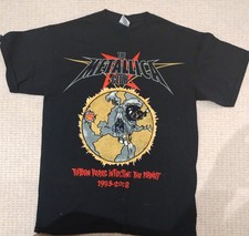 Metallica Fan Club Only Like New T-Shirt  - 15 Years Infecting The Planet 