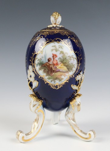Antique meissen egg - meissen, tea