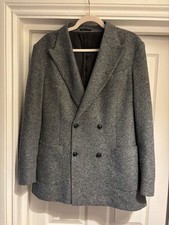 Reiss Wool Blend Grey Blazer
