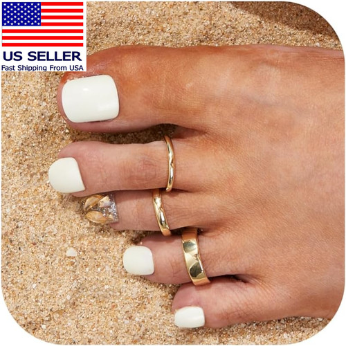 3pcs toe rings for women - toe,