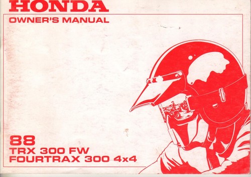 1988 honda atv - atv, trx