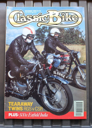 Classic bike dec 1990 bsa - classic,