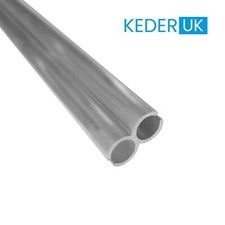 FIGURE OF 8 AWNING DRIVE AWAY ALUMINIUM C CHANNEL RAIL CARAVAN MOTORHOME RAIL