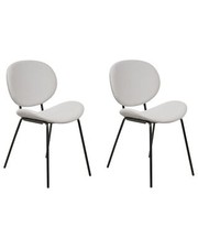 Set of 2 Dining Chairs LUANA