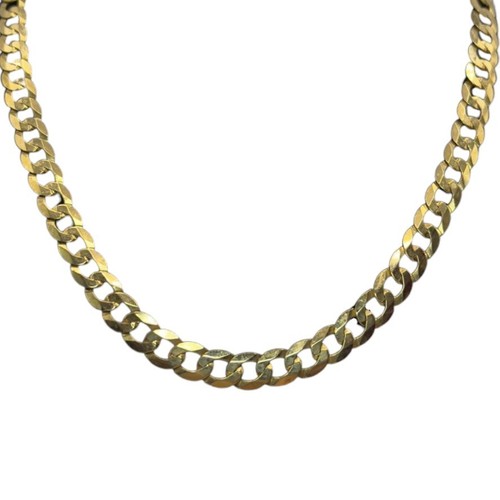 Gold curb chain - curb, 9ct