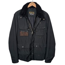 Barbour X To Ki To Tokito Spey Fishing Black Jacket XL Windstopper Shell Hood