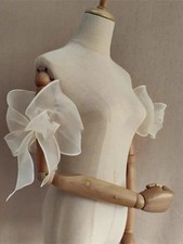 Bridal Sleeve Detachable Bow