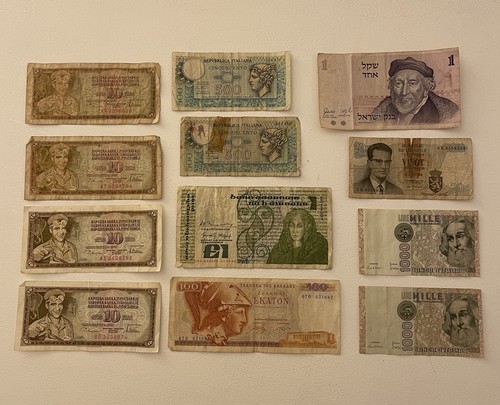 Vintage banknotes from - vintage,