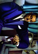 Tamara de Lempicka Photo A4 portrait of prince eristoff 1925