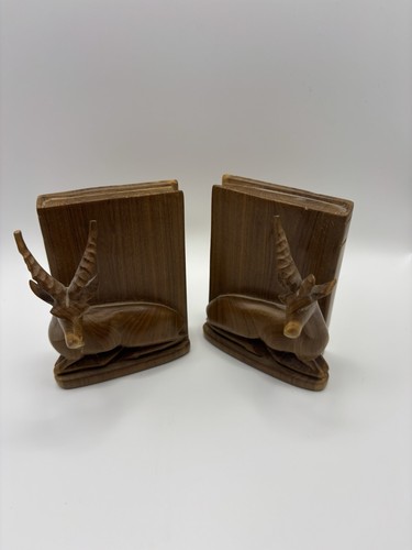 Pair vintage solid wooden - pair,