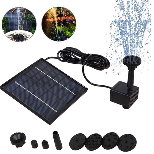Solar panel powered water - panel,