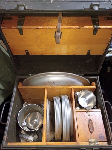 Army officer field mess kit - army,