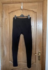 Quiz black leggings with false