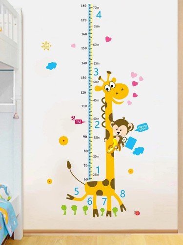 Height wall chart sticker - sticker, with