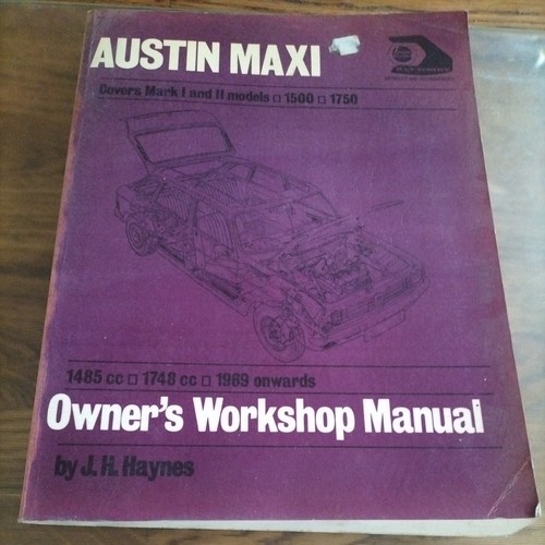 Haynes workshop manual for - workshop,