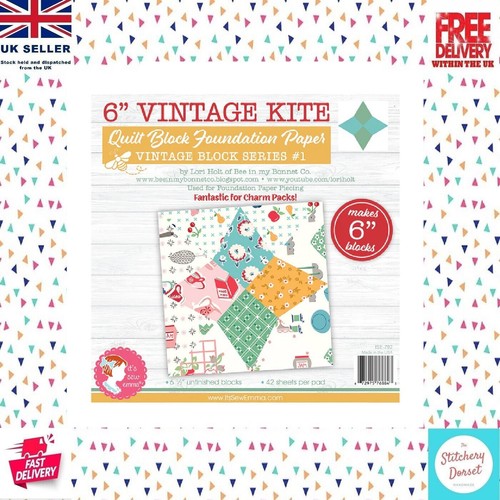 Vintage kite quilt block - vintage,