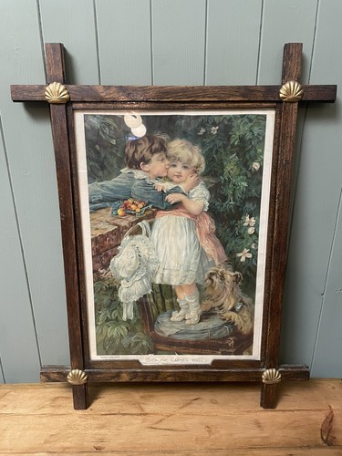 Antique framed pears - framed,