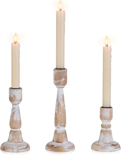 Wooden candlestick holders for - wooden,