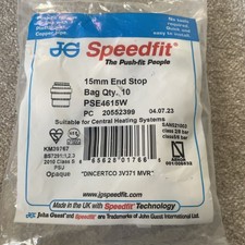 Pack of 10 15mm Speedfit Stop