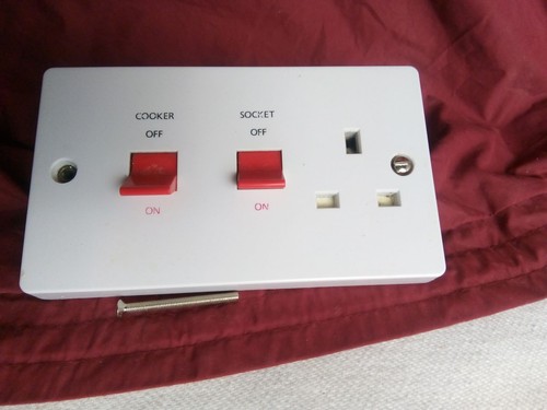 45a cooker switch and - , socket