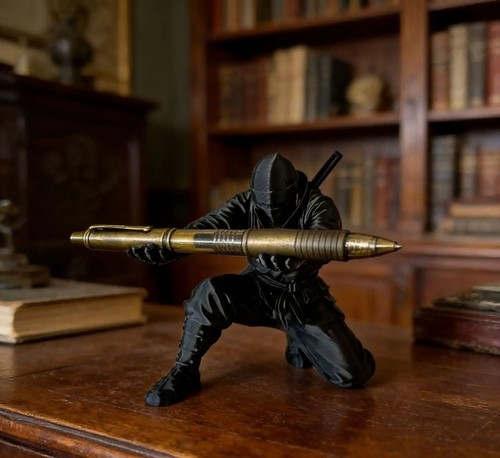 Printed ninja pen - printed, holder