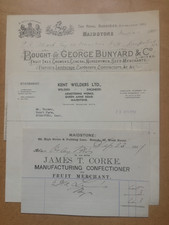 Maidstone  Merchants  Invoices.