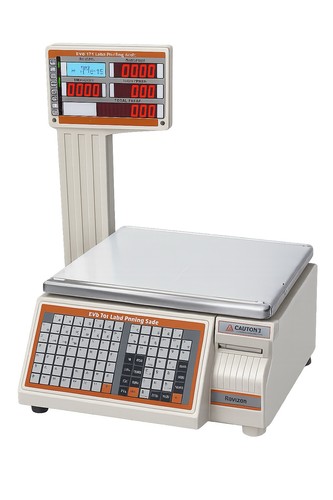 Label printing scale - scale, lbs