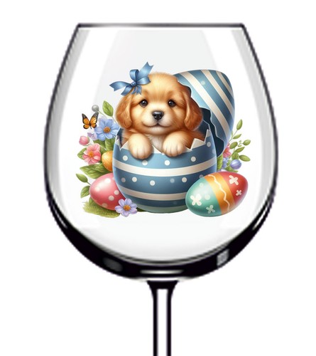 12x colourful easter puppy - 12x,