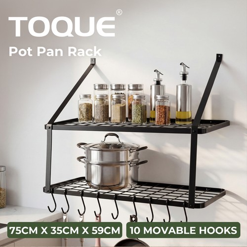 Toque pot pan rack - toque, wall