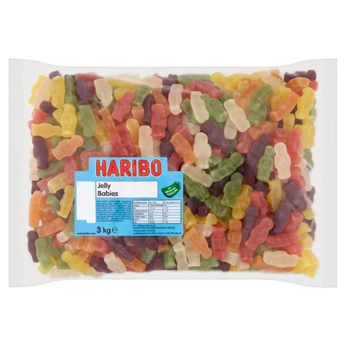 Haribo jelly babies 3kg - jelly,
