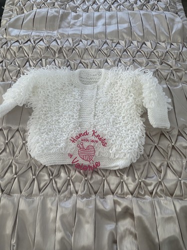 Hand knitted baby loopy - knitted,